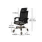 Ergonomischer gepolsterter Aufgabe Vorsitzender moderner Home Office Chair mit Rädern