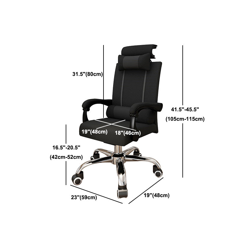 Ergonomischer gepolsterter Aufgabe Vorsitzender moderner Home Office Chair mit Rädern