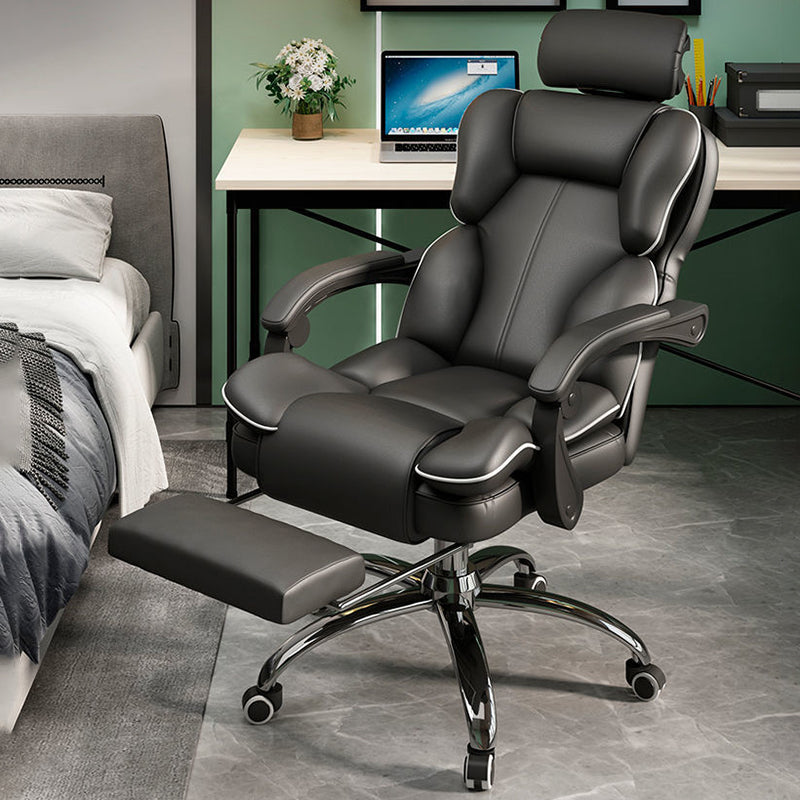 Sedia da gioco in pelle finta sedia a casa moderna con armi imbottite