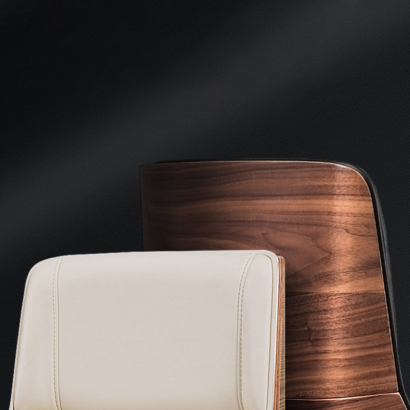 Sedia da scrivania imbottita contemporanea.