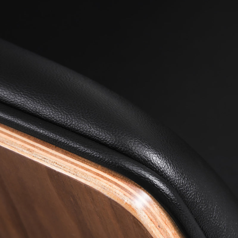 Sedia da scrivania imbottita contemporanea.