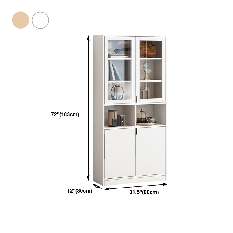 Standard Book Shelf Scandinavian Shelf Bookcase for Study Room Clearhalo 'Bookcases' 'furn' 'furn_bookcases' 'Furniture' 'Office Furniture' 5322112