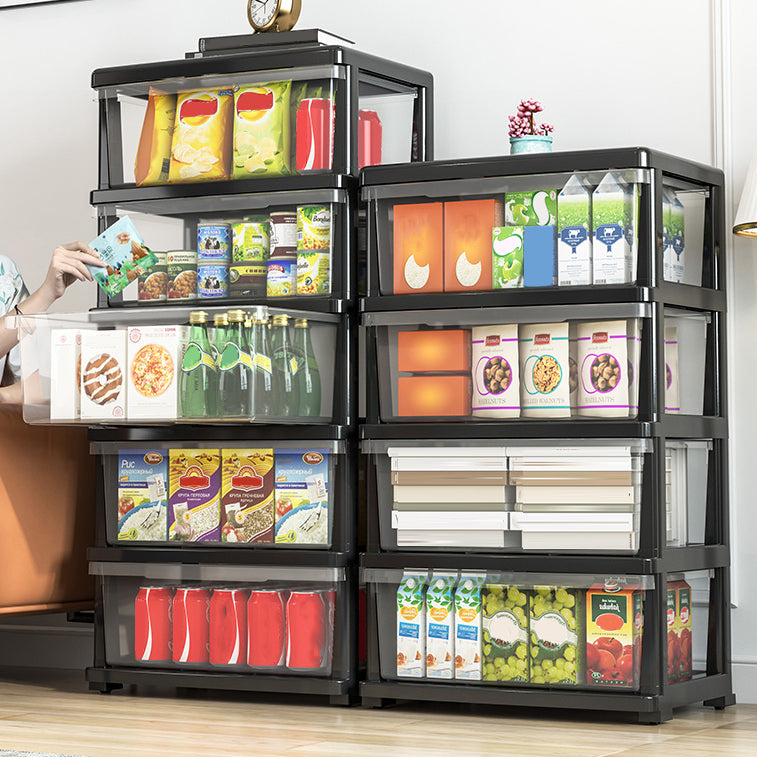 Moderne Style -Bücherregal in weißer und schwarzer Farbe Plastikbuch für Büro