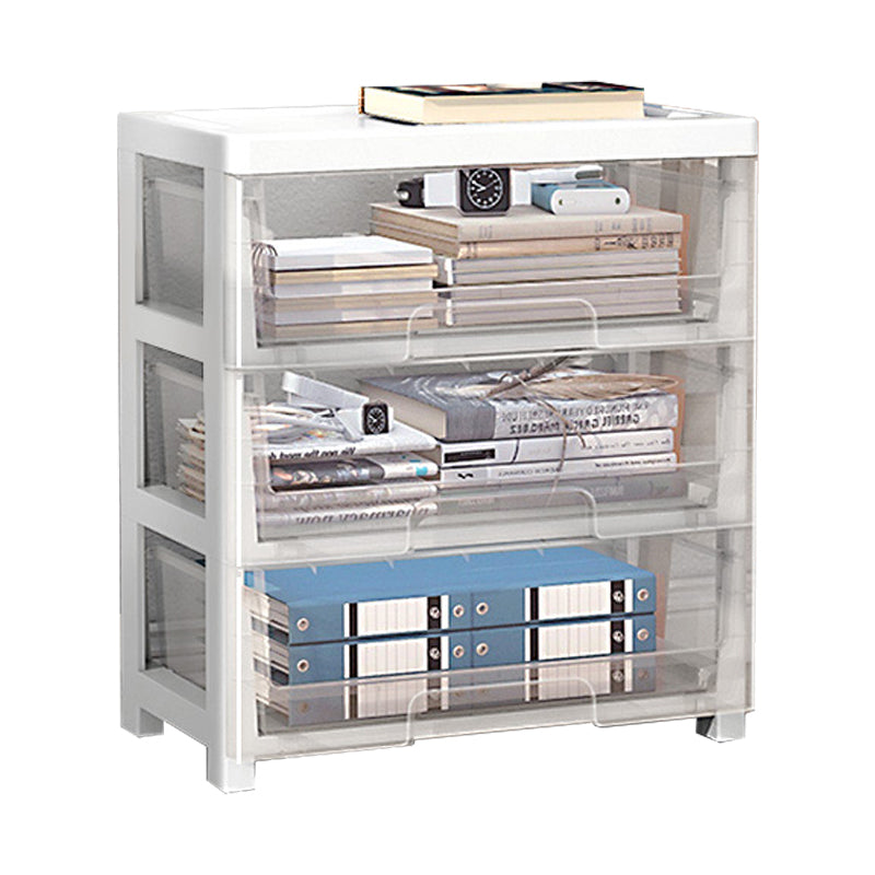 Moderne Style -Bücherregal in weißer und schwarzer Farbe Plastikbuch für Büro