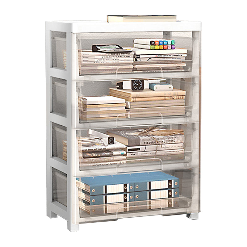 Moderne Style -Bücherregal in weißer und schwarzer Farbe Plastikbuch für Büro