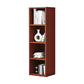 Modern Style Bookshelf Engineer Wood Bookcase for Home Office 12"L x 12"W x 47"H Brown Clearhalo 'Bookcases' 'furn' 'furn_bookcases' 'Furniture' 'Office Furniture' 5322174
