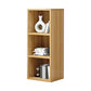 Modern Style Bookshelf Engineer Wood Bookcase for Home Office 12"L x 12"W x 35"H Natural Clearhalo 'Bookcases' 'furn' 'furn_bookcases' 'Furniture' 'Office Furniture' 5322181