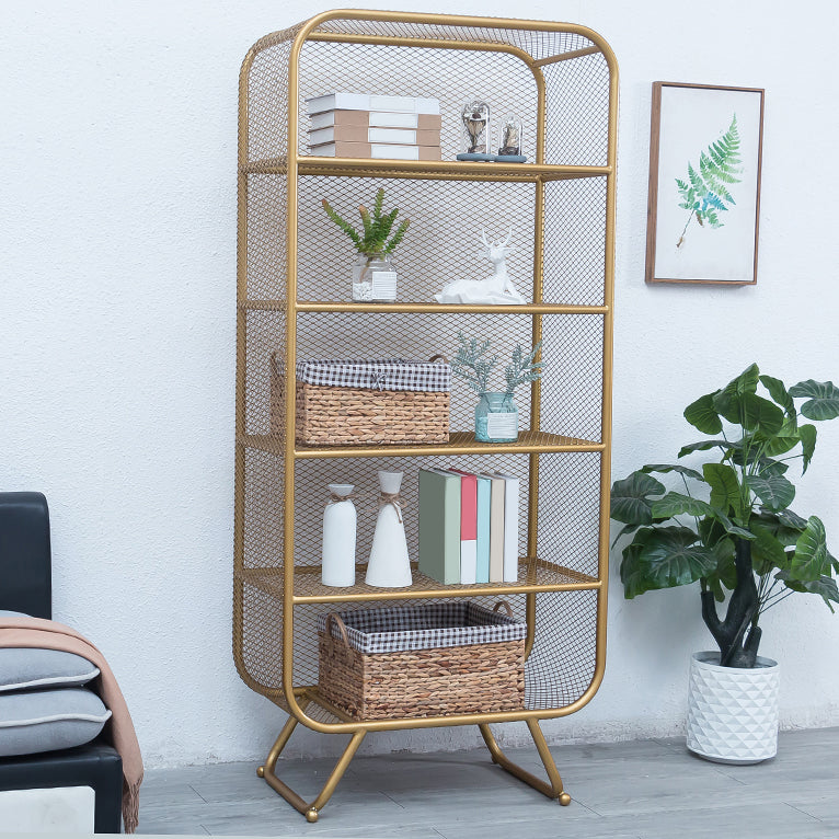 Modern Style Standard Bookcase Metal Bookshelf for Home Office