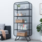 Modern Style Standard Bookcase Metal Bookshelf for Home Office