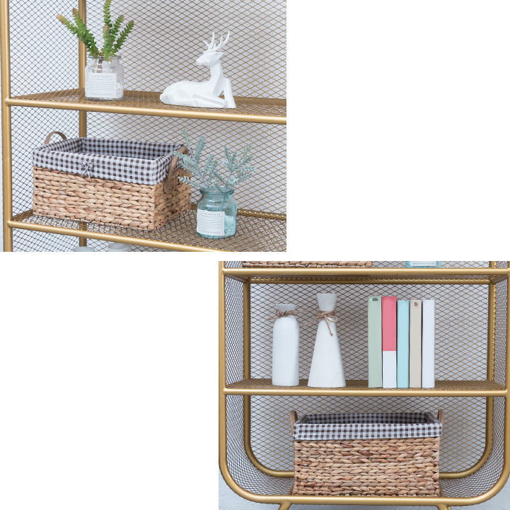 Modern Style Standard Bookcase Metal Bookshelf for Home Office