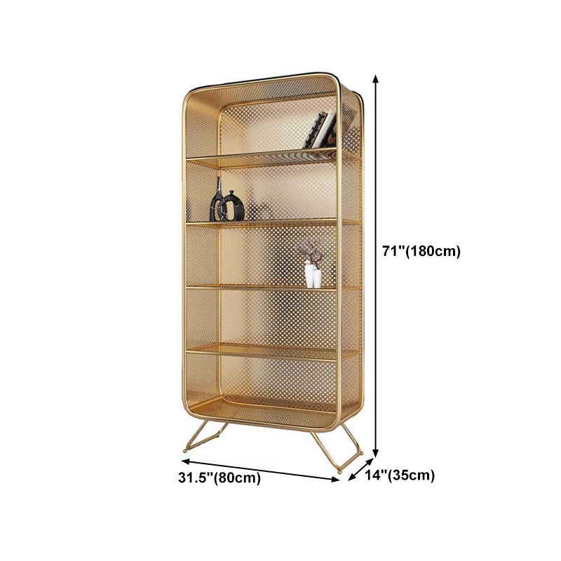 Modern Style Standard Bookcase Metal Bookshelf for Home Office