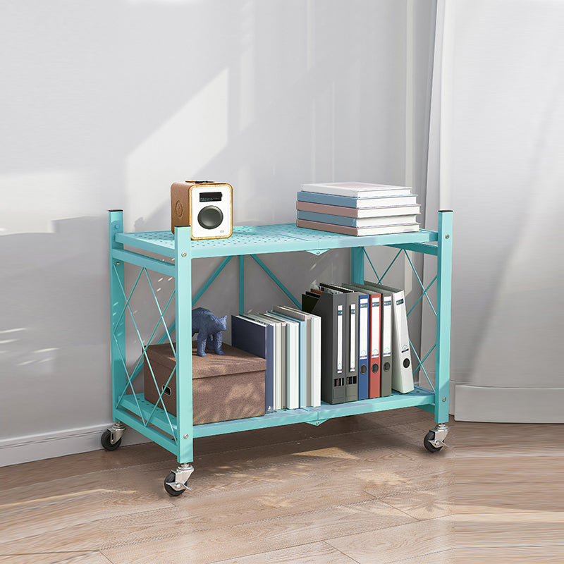 Moderner Stil Metal -Bücherregal Open Etagere Regal Heimbuchhandel