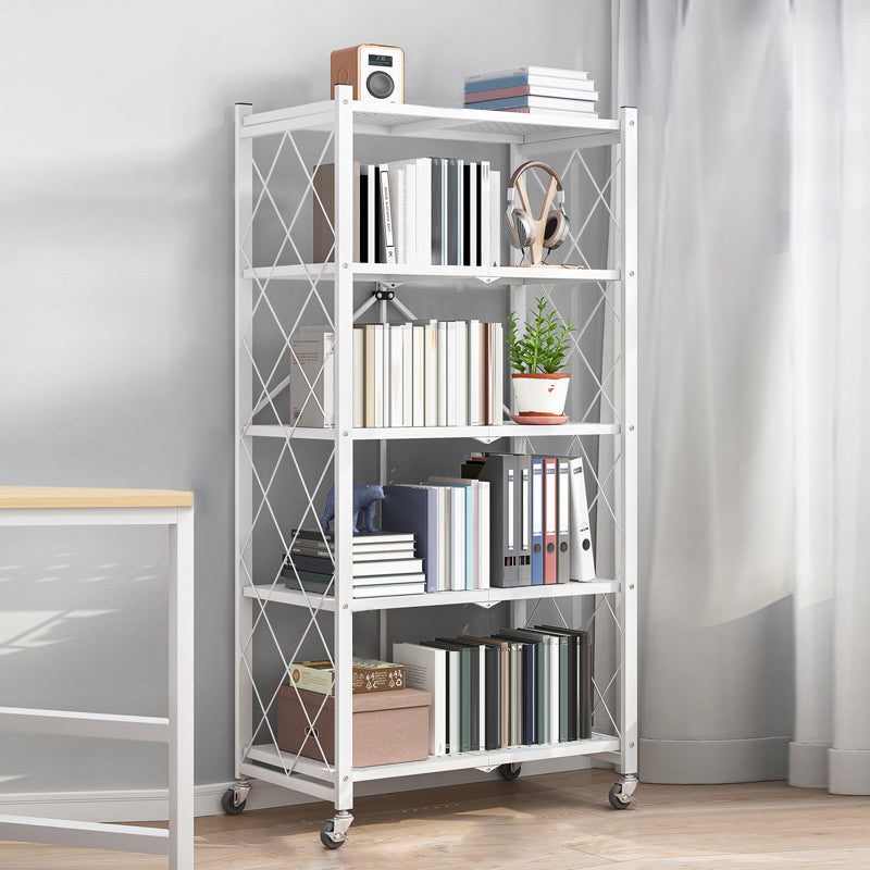 Moderner Stil Metal -Bücherregal Open Etagere Regal Heimbuchhandel