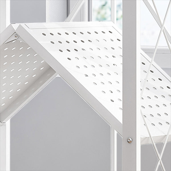 Moderner Stil Metal -Bücherregal Open Etagere Regal Heimbuchhandel