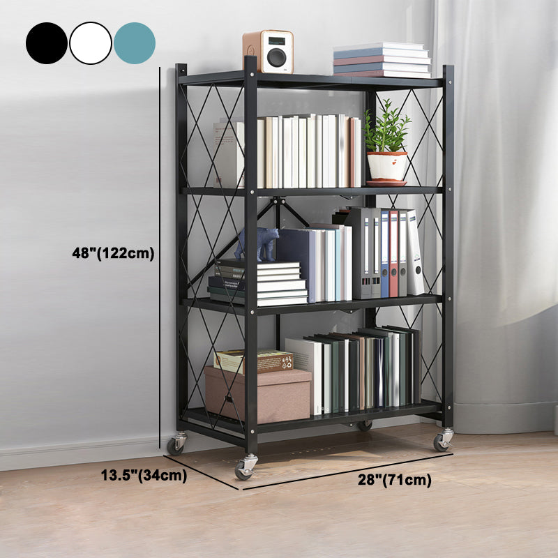 Moderner Stil Metal -Bücherregal Open Etagere Regal Heimbuchhandel