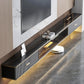Glam Stone Wall-mounted TV Stand 2 Drawers and 1-Door TV Cabinet Clearhalo 'furn' 'furn_tv_stands_entertainment_centers' 'Furniture' 'Living Room Furniture' 'TV Stands & Entertainment Centers' 'TV Stands & Media Storage Furniture' 'tv_stands_entertainment_centers' 5322354