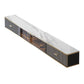 Glam Stone Wall-mounted TV Stand 2 Drawers and 1-Door TV Cabinet 79"L x 10"W x 9"H Gray-White Clearhalo 'furn' 'furn_tv_stands_entertainment_centers' 'Furniture' 'Living Room Furniture' 'TV Stands & Entertainment Centers' 'TV Stands & Media Storage Furniture' 'tv_stands_entertainment_centers' 5322359