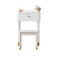 Modern Style Solid Wood Frame Vanity Table Metal Base Dressing Table