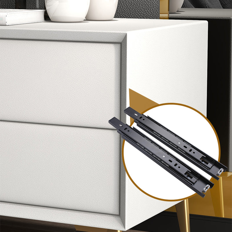 Solid Wood Drawer Storage 18.5" Tall Nightstand With 2 Drawers Clearhalo 'Bedroom Furniture' 'furn' 'furn_night_stand' 'Furniture' 'night_stand' 'Nightstands' 5327557