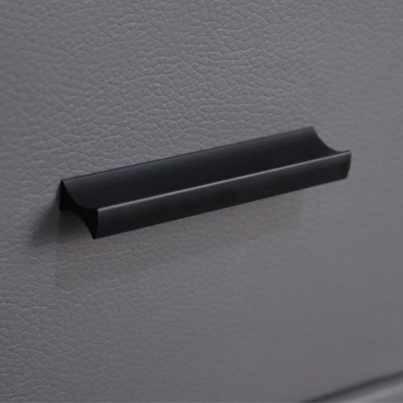 Two Drawer Solid Color Wood Nightstand 19.2"Tall Night Table Clearhalo 'Bedroom Furniture' 'furn' 'furn_night_stand' 'Furniture' 'night_stand' 'Nightstands' 5327584