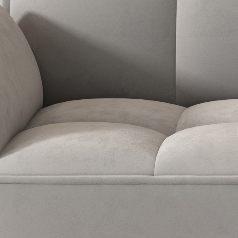 Contemporary Faux Leather and Velvet Reclining Convertible Settee Couch Clearhalo 'furn' 'furn_sofas' 'Furniture' 'Living Room Furniture' 'Sofa' 'sofas' 5327981