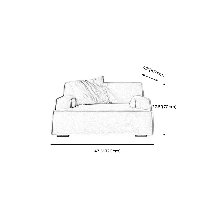 Stationary Stain Resistant Living Room Square Arm Standard Sofa Clearhalo &#39;furn&#39; &#39;furn_sofas&#39; &#39;Furniture&#39; &#39;Living Room Furniture&#39; &#39;Sofa&#39; &#39;sofas&#39; 5328027