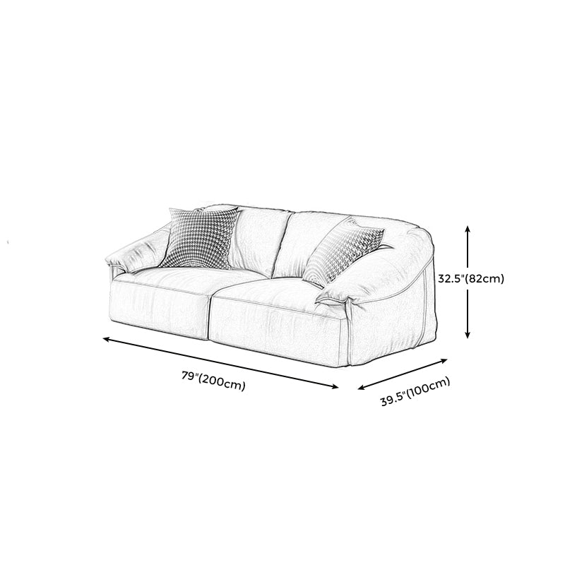 Stationary Stain Resistant Faux Leather Tuxedo Arm Cushions Green Sofa Clearhalo 'furn' 'furn_sofas' 'Furniture' 'Living Room Furniture' 'Sofa' 'sofas' 5328042