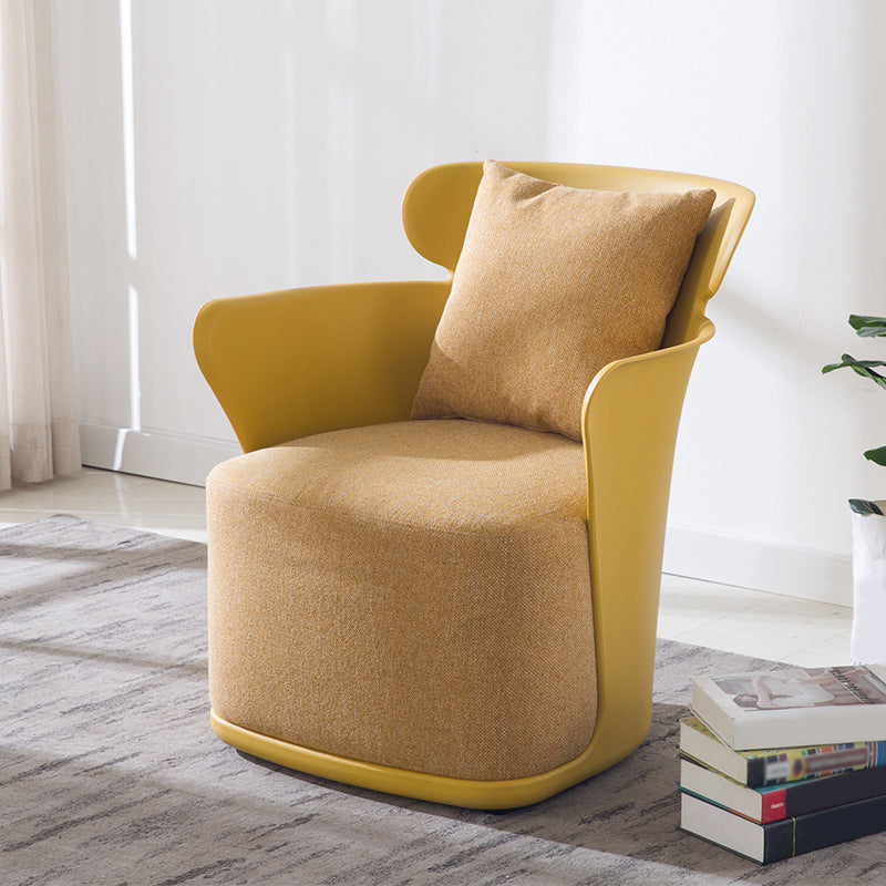 Armstuhl Arme Leinen/PU -Leder inklusive Stuhl für Wohnzimmer, Schlafzimmer