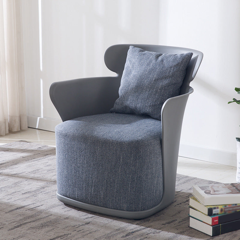 Armstuhl Arme Leinen/PU -Leder inklusive Stuhl für Wohnzimmer, Schlafzimmer