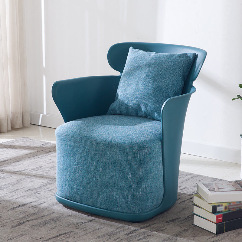 Armstuhl Arme Leinen/PU -Leder inklusive Stuhl für Wohnzimmer, Schlafzimmer