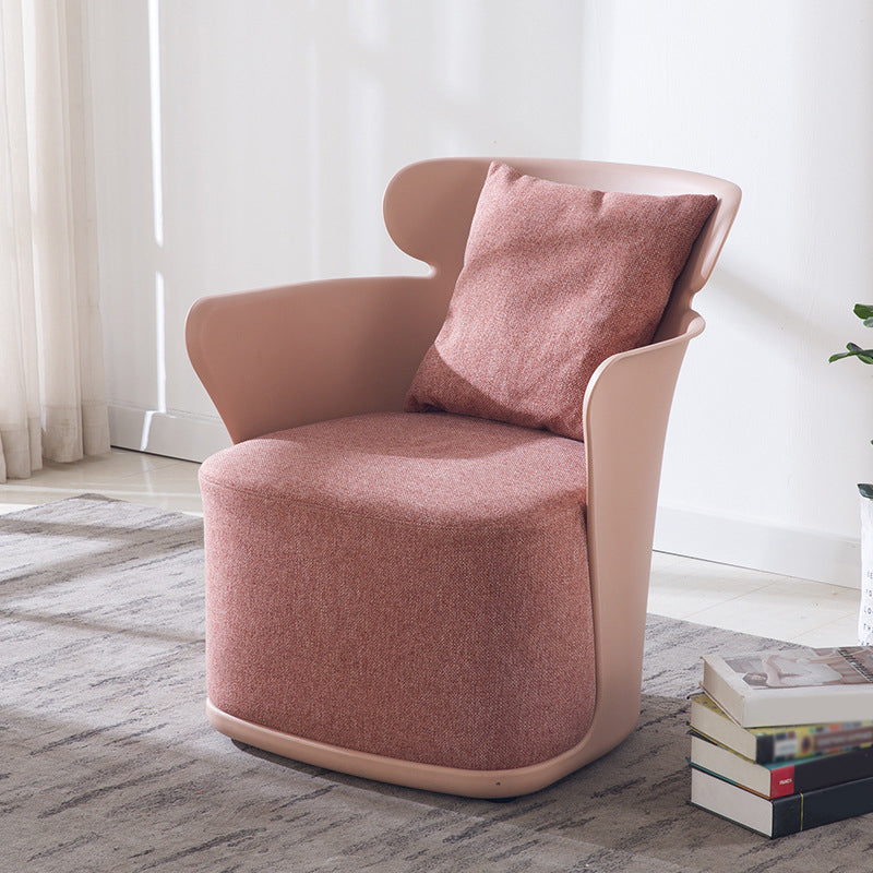 Armstuhl Arme Leinen/PU -Leder inklusive Stuhl für Wohnzimmer, Schlafzimmer