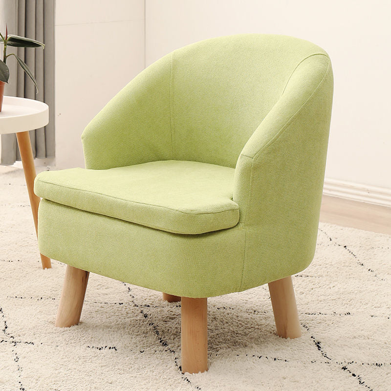 Fabric Chair 20.8" L x 21.2" W x 25.9" H Arms Included Chair for Living Room Green Clearhalo 'Accent Chairs' 'accent_chairs' 'Chairs & Seating' 'furn' 'furn_accent_chairs' 'Furniture' 'Living Room Furniture' 5328310