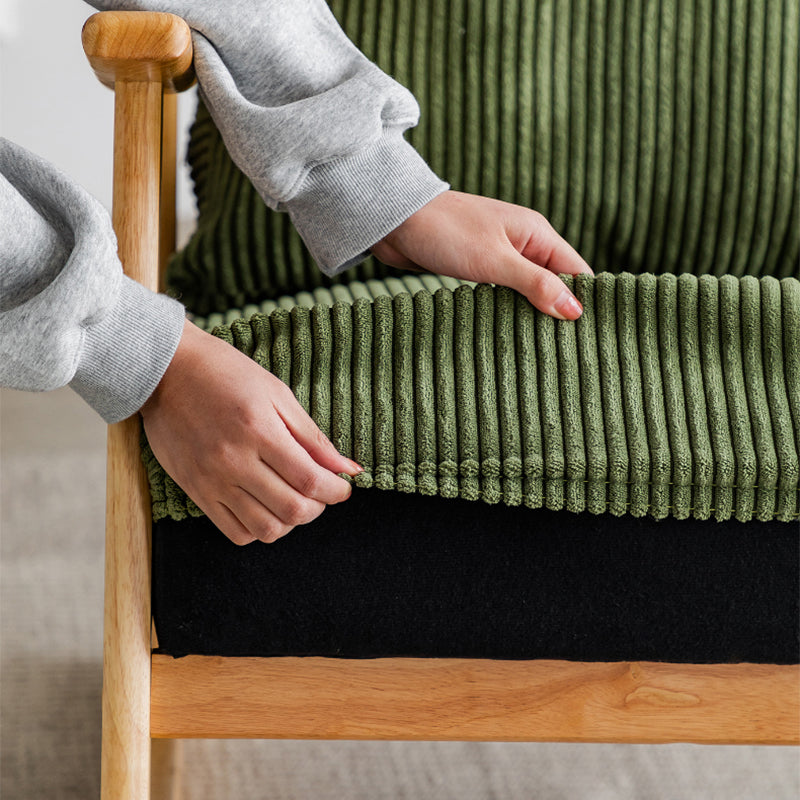 Silla de acento de salón de 25.19 "de ancho x 32.28" con base de trineo y almohada