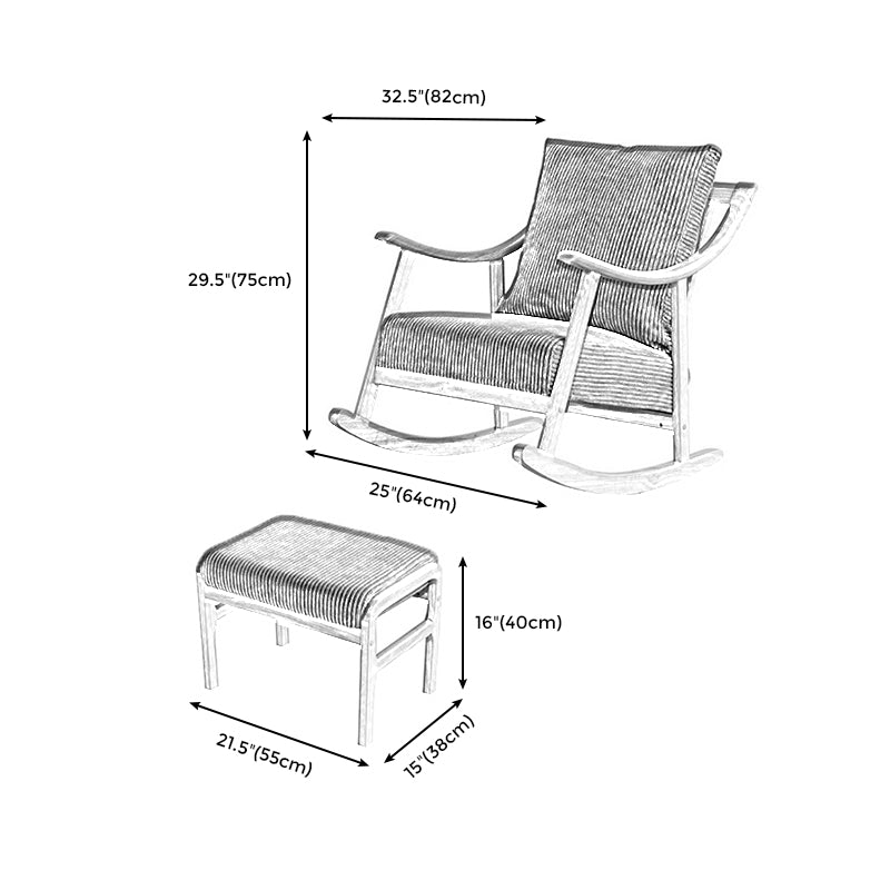 Silla de acento de salón de 25.19 "de ancho x 32.28" con base de trineo y almohada