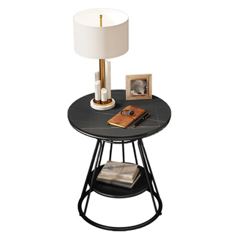 TABELLA ENTERE DI STONE DI MIDCENTICO 19.69 "W X 19.69" X D 21.65 "H Tavolo laterale del telaio H