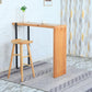 Sgabello da bar per bar in legno massiccio contemporaneo