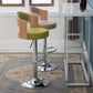 Rotating Barstool Nordic Style Steel Pedestal Bar Stool for Dining Room Clearhalo 'Bar Furniture' 'Bar Stools' 'bar_stools' 'furn' 'furn_bar_stools' 'Furniture' 'Kitchen & Dining Furniture' 5331274