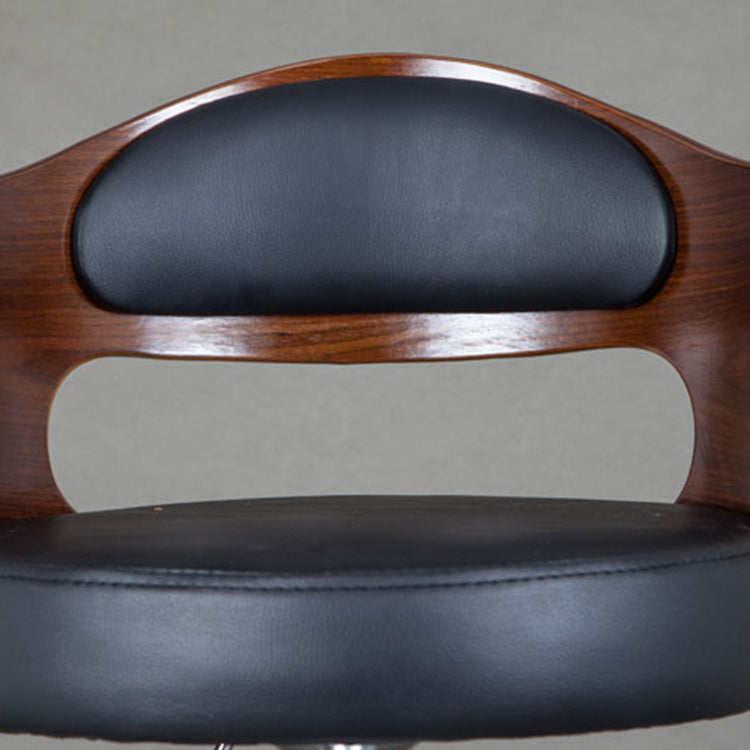 Rotating Barstool Nordic Style Steel Pedestal Bar Stool for Dining Room Clearhalo 'Bar Furniture' 'Bar Stools' 'bar_stools' 'furn' 'furn_bar_stools' 'Furniture' 'Kitchen & Dining Furniture' 5331286