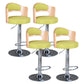 Rotating Barstool Nordic Style Steel Pedestal Bar Stool for Dining Room Green 4 Piece Set Clearhalo 'Bar Furniture' 'Bar Stools' 'bar_stools' 'furn' 'furn_bar_stools' 'Furniture' 'Kitchen & Dining Furniture' 5331302