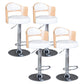 Rotating Barstool Nordic Style Steel Pedestal Bar Stool for Dining Room White 4 Piece Set Clearhalo 'Bar Furniture' 'Bar Stools' 'bar_stools' 'furn' 'furn_bar_stools' 'Furniture' 'Kitchen & Dining Furniture' 5331310