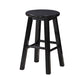Dining Room Simple Style Wood Barstool Wood 4 Legs Bar Stool with Pedal