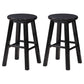 Dining Room Simple Style Wood Barstool Wood 4 Legs Bar Stool with Pedal