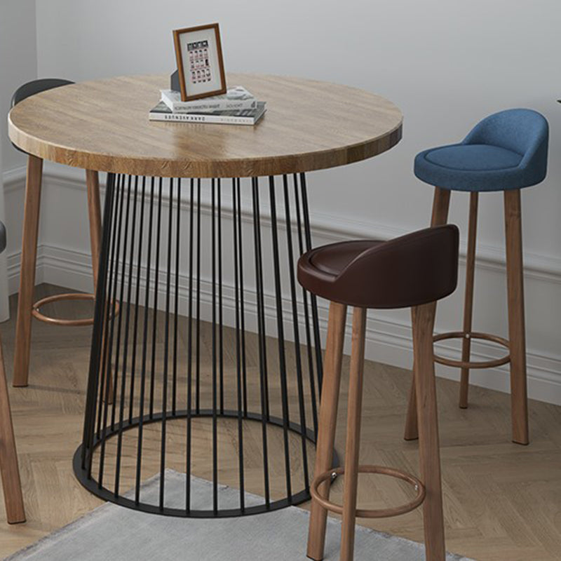 Nordic Simple Barstool Steel Frame Barhocker für Coffeeshop