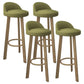 Nordic Simple Barstool Steel Frame Barhocker für Coffeeshop
