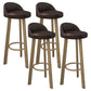 Nordic Simple Barstool Steel Frame Barhocker für Coffeeshop