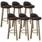 Nordic Simple Barstool Steel Frame Barhocker für Coffeeshop