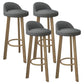 Nordic Simple Barstool Steel Frame Barhocker für Coffeeshop