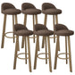 Nordic Simple Barstool Steel Frame Barhocker für Coffeeshop