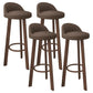 Nordic Simple Barstool Steel Frame Bar Stool for Coffee Shop