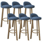 Nordic Simple Barstool Steel Frame Barhocker für Coffeeshop